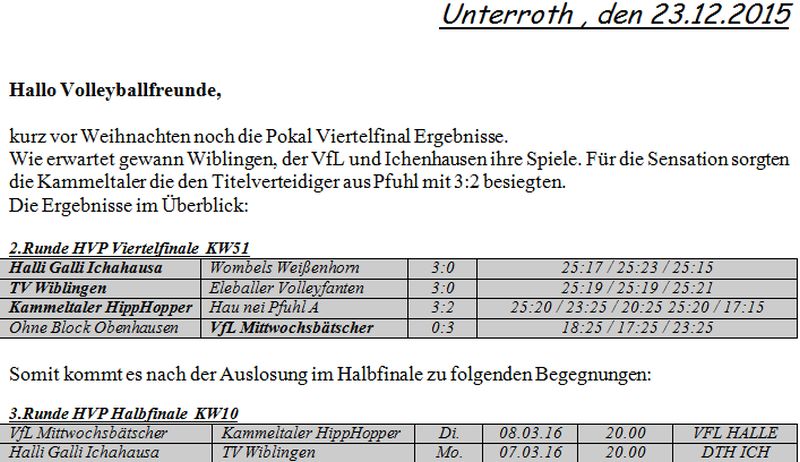 Volleyball Wiblingen