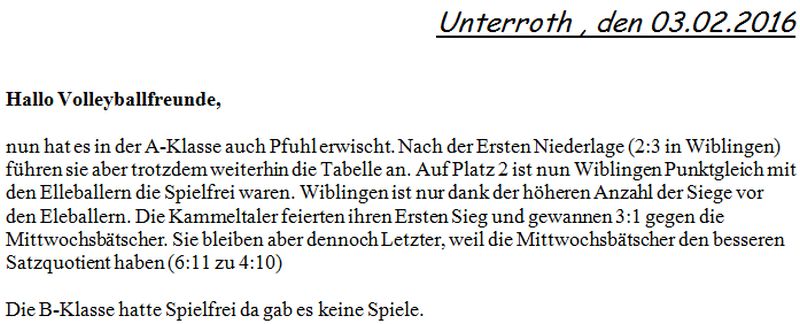 Volleyball Wiblingen