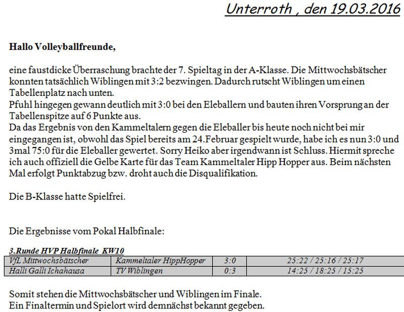 Volleyball Wiblingen