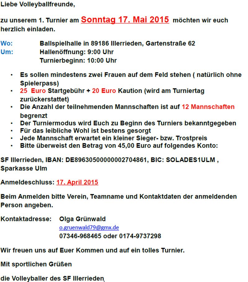 Volleyball Wiblingen